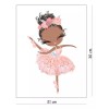 DaraBaby Kit 6 Lienzos Habitación Infantil Bailarina Ballet Bebé Niña
