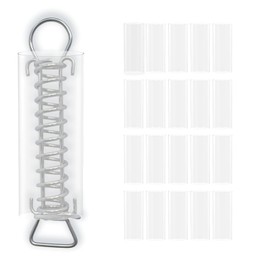 QKWL Upgraded Polyester Heat Shrink Tubing, Pool Safety Cover Spring Sleeves for In-Ground Swimming Pools, Winter Protection 20 Pack