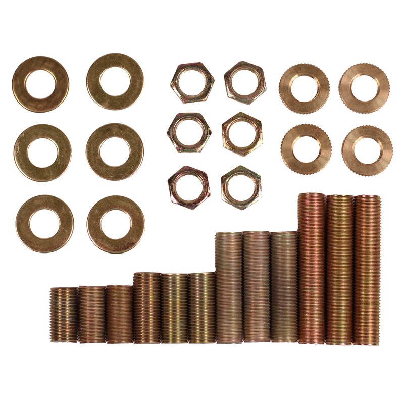 Creative Hobbies ELYPACK - 28 Piece Lamp Repair Hardware Assortment