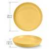 Taasmoog Pack of 6 Plates, Unbreakable & Robust Dinner Plates,