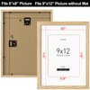 Momentworth 9x12 Frame with Mat for 6x8 set of 3,