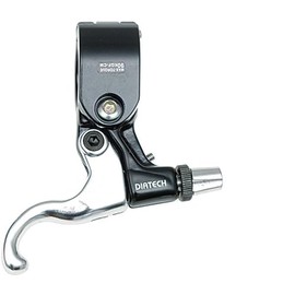 DIA-COMPE TECH99 GOLD FINGER 31.8 Brake Lever, Black/Silver, Left