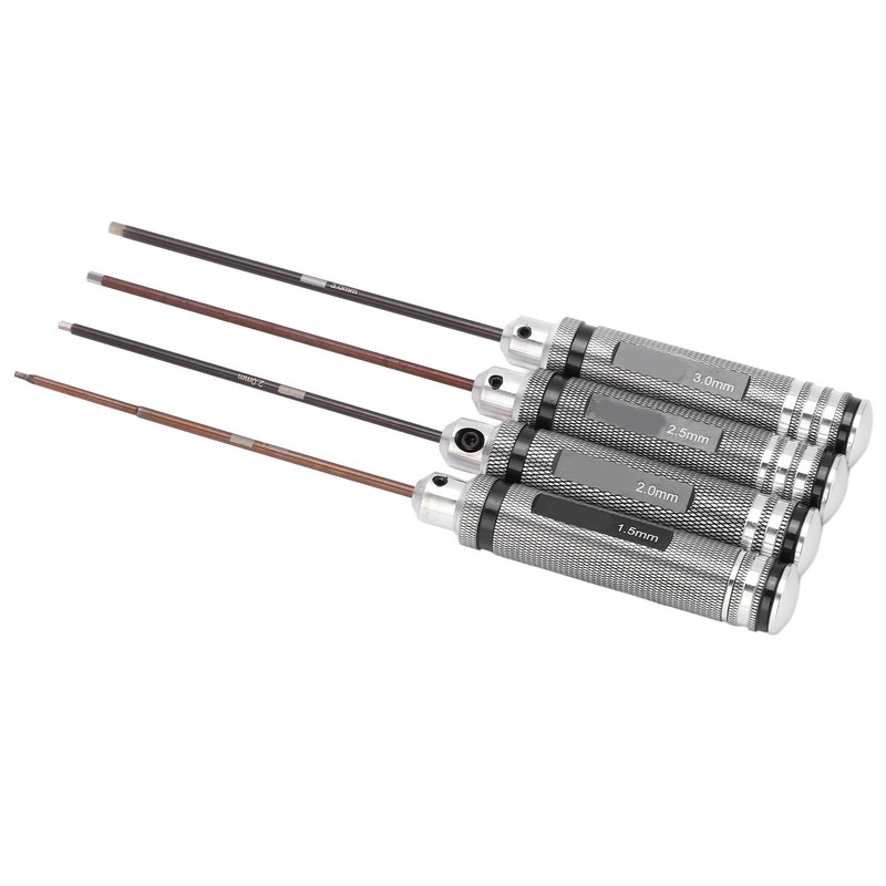 4Pcs RC Repair Screwdrivers Hex Screwdriver Kit Installation and Maintenance