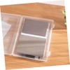 Operitacx Box Portable Storage Box Worked File Case Transparent File
