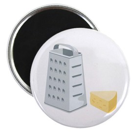 CafePress Cheese Grater Magnets 2.25" Round Button Magnet (10 Pack)