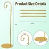 SIGOWING Shepherds Hooks for Outdoor, 61" Tall Freestanding Bird Feeder