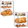 LXLXXL Bread Box For Kitchen Countertop Pastry Bakery Display Case