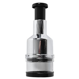 Picadora Manual de Acero Inoxidable para Verduras, Picadora de Alimentos para Cebollas, Ajo, Nueces, Ensaladas