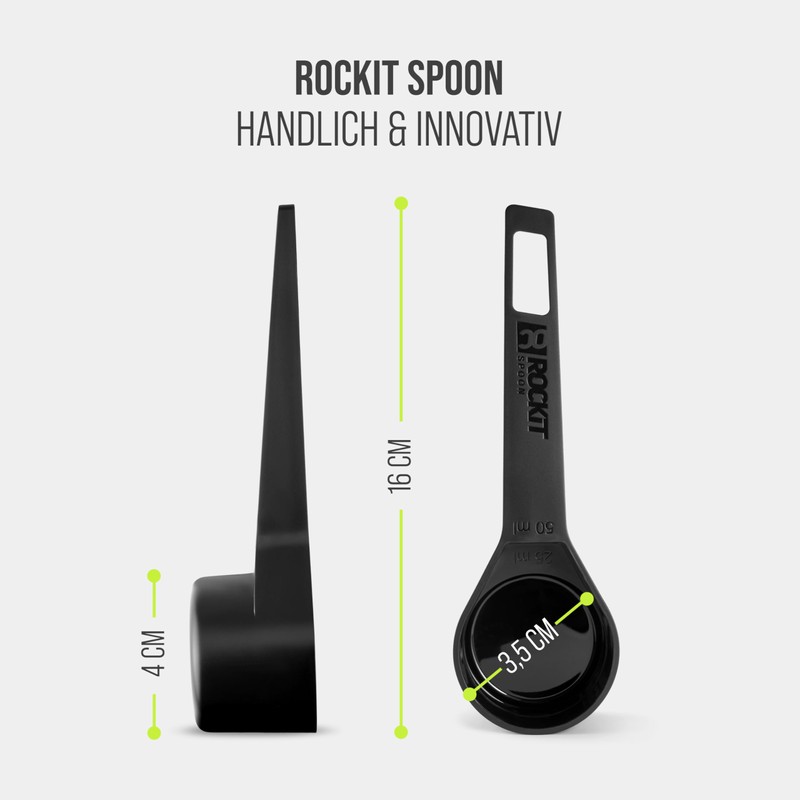 ROCKITZ Measuring Spoon, Powder Spoon, Protein Spoon, Cafe Measuring Spoon,