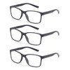 Goosen Gracious 3 Pack Reading Glasses for Men Large Spring