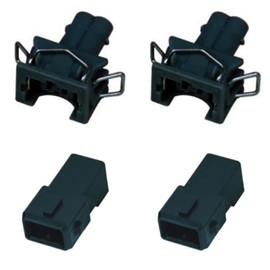 Car Replacement Plug - Petrol Injector - BOS EV1 LOW (2 x SET) 1037906240, 1 037 906 240