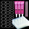 600pcs Nail Sticky Tabs with 3X10g Nail Glue for Press