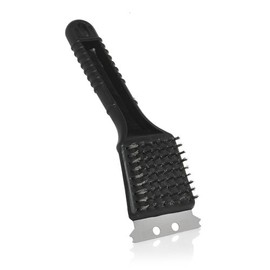 BBQ Essential Barbecue Cleaning Brush with Scraper and Brass Bristles