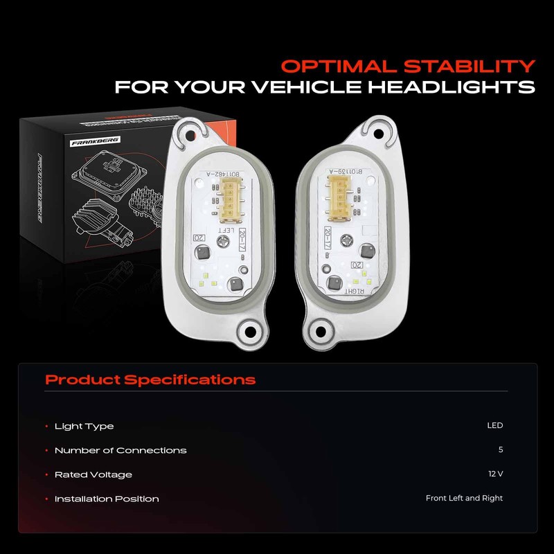 Frankberg 2x Xenon control unit for lighting hatchback 8V0998473