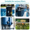 BOXOB Pack of 10 Aquarium Filter Media Bags, 100 Micron