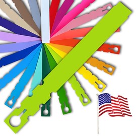 TAGKRAFTERS 9" x 1" Lime - 150 Pcs - Plastic Plant Tags and Labels - Wrap Around Thermal Plastic - Nursery Garden Tree Labels | Made in The USA |