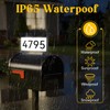 LumiZen Solar Mailbox Numbers, Double Sided RGB Color Changing Address