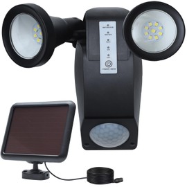 Solar Lights Outdoor Waterproof Motion Lights Separate Solar Panel 16.4 Ft Wires Multi Modes Optional Sensor Light for Courtyard Wall Garage Balcony Walkway