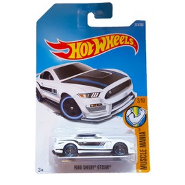 Hot Wheels 2017 Muscle Mania Ford Shelby GT350R 213/365, Color Blanco