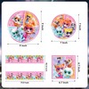 Super Kitties Birthday Party Tableware Set for 10 People -