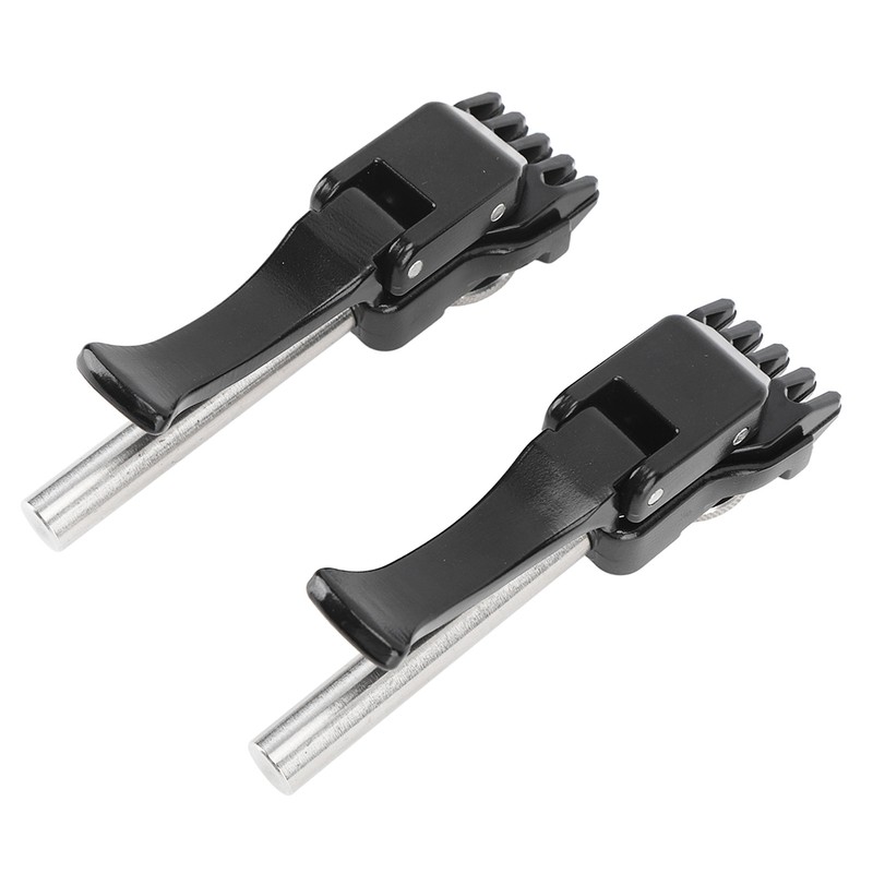 1Pair Black Badminton Stringing Clamp Tennis Flying Clamp Recket Starting