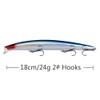 KERUNE Wobbler Set of 5 Artificial Baits 18 cm /