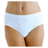 Hush Hush 3-Pack Women's Seamless Light Absorbency Panties White 1X