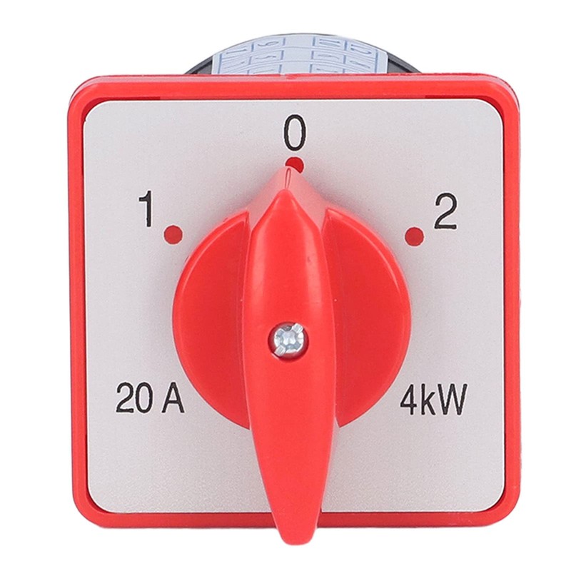 BERM Universal Changeover Switch Latching Rotary Knob 3 Pole 3