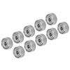 10Pcs Ball Bearing Stainless Steel Mute Rolling Skateboard Wheel Drive