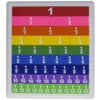 School Smart Color-Coded Fraction Tiles - Set of 51 -