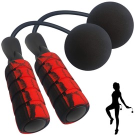 Weighted Jump Rope,Dermasy Updated Version Weighted Cordless Skipping Rope for Exercise Boxing Beachbody Training Fitness,Tangle-Free Rapid Speed Ropeless Jump Rope Workout for Men Women and Kids