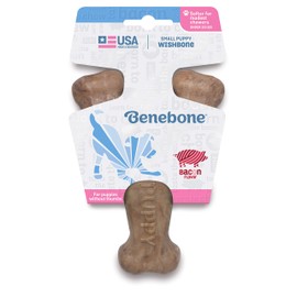 Benebone Puppy Dog Chew Toy, Softer for Modest Chewers, Made in USA
