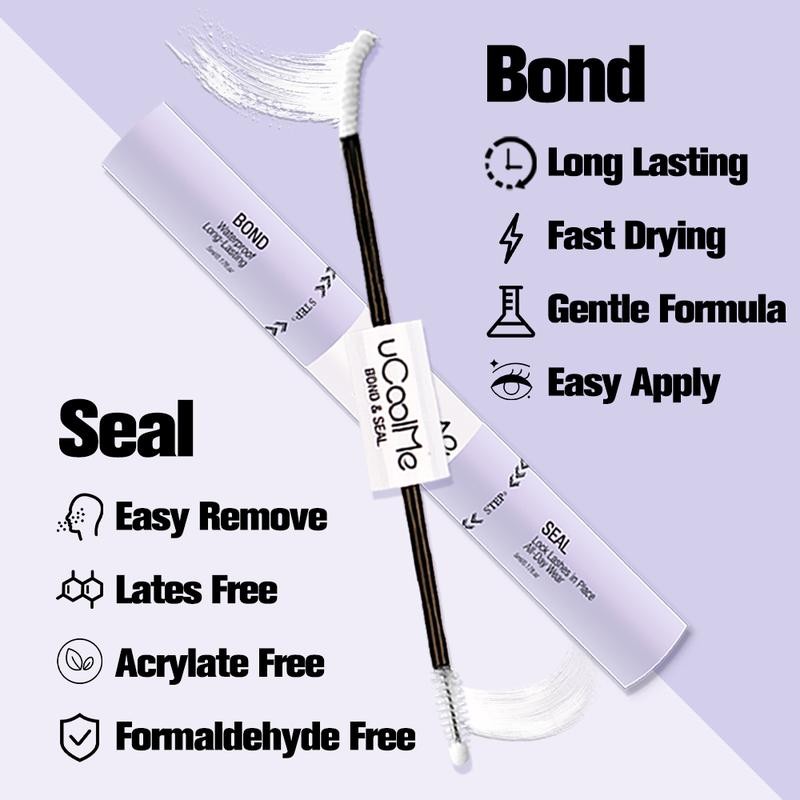 uCoolMe Lashes 2IN1 Bond & Seal Upgrade for Perfect Makeup