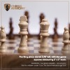 Chess Armory Wooden Chess Set – 17-Inch Large Chess Board