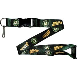 Aminco Oakland Athletics Lanyard Safety Keychain
