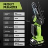 Fostex 6 Inch Cordless Mini Chainsaw, Battery Powered Electric Chain