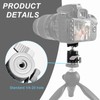 Aluminum Camera Tripod Adapter with 360 Degree Rotation Mini Ball