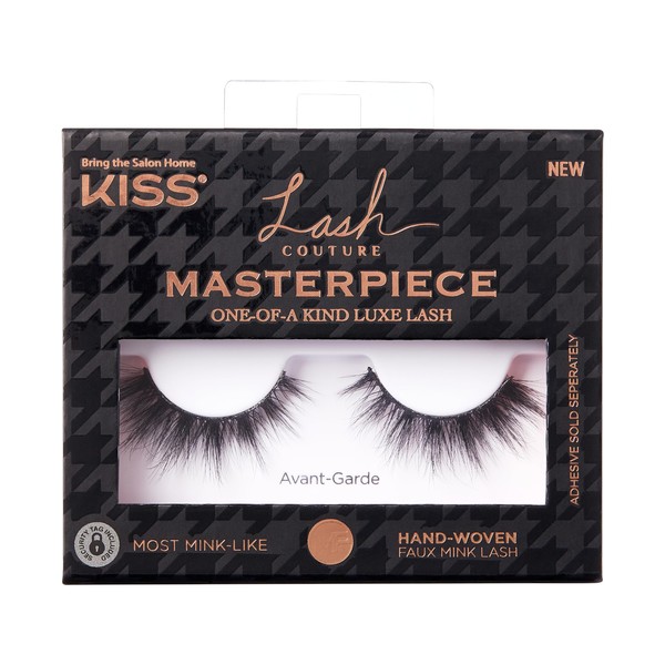 KISS Lash Couture Masterpiece Fake Eyelashes Style 03, 'Avant-Garde', One-of-a-Kind