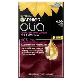 Garnier Olia 6.66 Very Intense Red No Ammonia Permanent Hair Colour