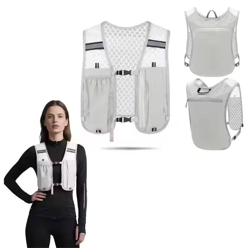 Running Hydration Vest for Women and Men– Lightweight Nylon Chest