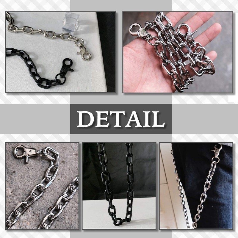 CHROME CRANE Men's Wild Wallet Chain Security Lock Punk Access