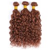 Yuksoocosh Brown Bundles Human Hair Color #30 Light Brown Human