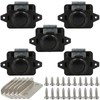 AcbbMNS 5PCS Push Button Latch Locks Keyless Cabinet Drawer Catch