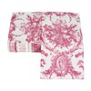 Caspari Romantic Toile Rose Guest Towel Napkins 15 per pack