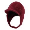 WITHMOONS Visor Ear Flap Hat Winter Fleece Warm Trapper Cap