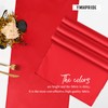YMHPRIDE 10 Pack Red Table Runner Satin Table Runner, 12x72