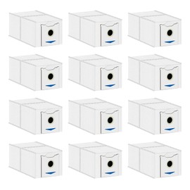 Rediboom Confezione da 12 sacchetti per aspirapolvere compatibili con Ecovacs Deebot N30 PRO Omni, N30 Omni Robot Aspirapolvere Sacchetti Monouso Carbone Attivo