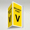 V Safety Security Point V - 3D Corridor Sign 340