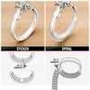 Silicone Ring Size Adjuster for Loose Rings, 104-Piece Invisible Ring