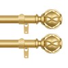Curtain Rods 2 Pack, HOTOZON Curtain Rods for Windows 28